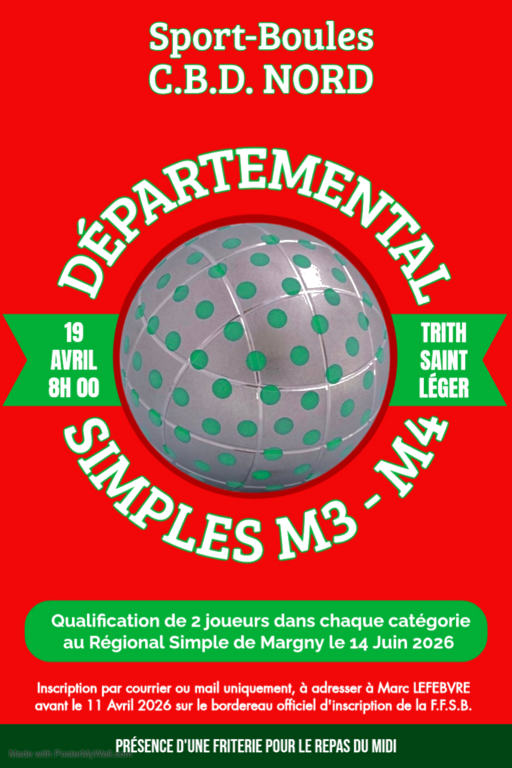 Résultats  Simples à TRITH 19 04 2026