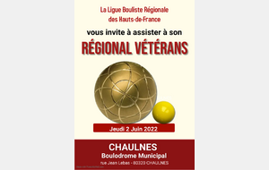 Régional  quadrette vétérans  Chaulnes